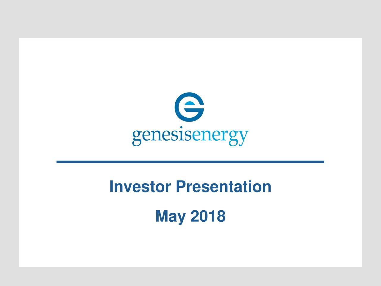 Genesis Energy Logo - Genesis Energy (GEL) Presents at MLP & Energy Infrastructure