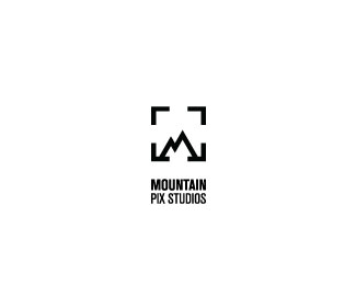 White and Black M Mountain Logo - Logopond - Logo, Brand & Identity Inspiration (Mountain Pix Studios)