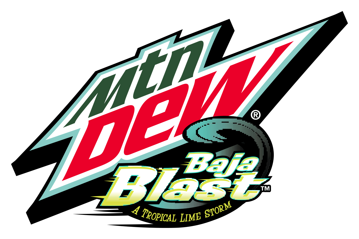 Black Mtn Dew Logo - Can anyone make a Mtn Dew Baja Blast logo for me? I tried but I don ...