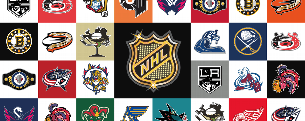 NHL Hockey Teams Logo - NHL logos redesigned w/ VEGAS FLAIR!