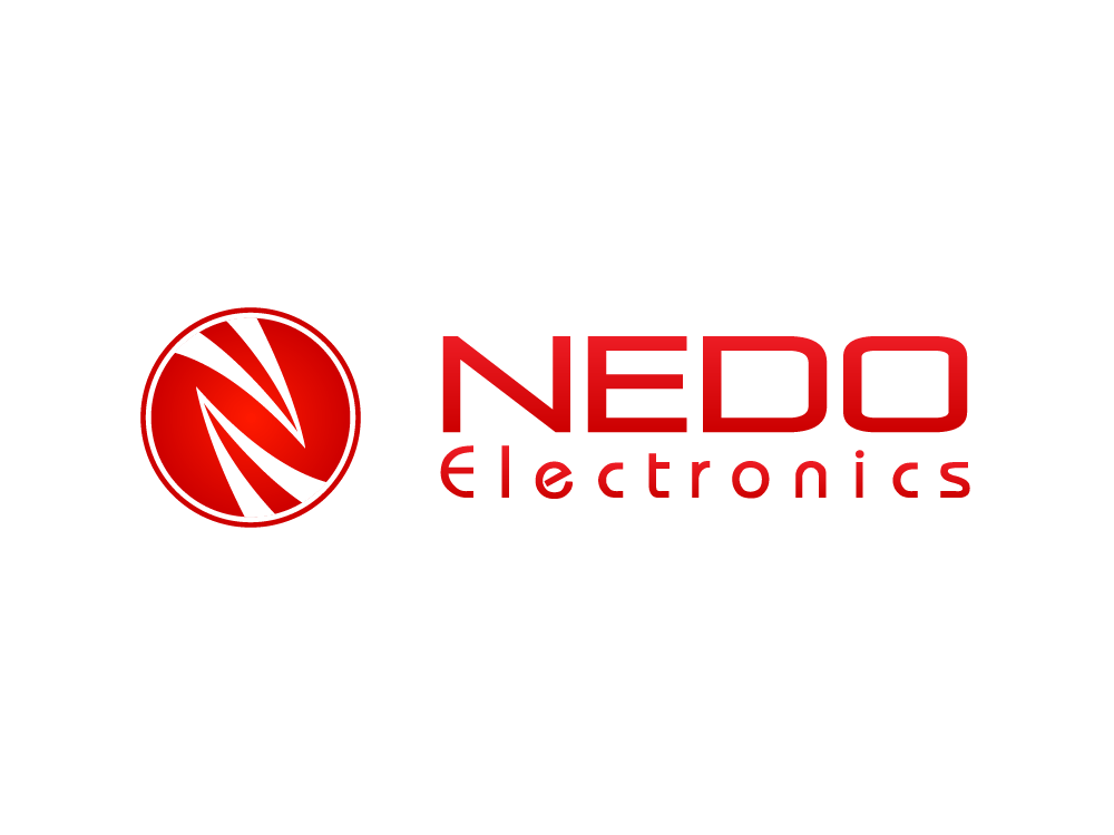 Red Electronic Logo - Electronic Logo Design for NEDO Electronics by andig | Design #113351