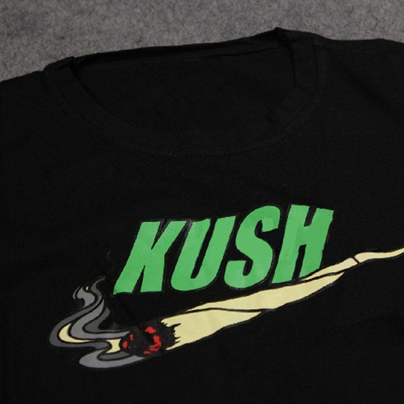 Kush Logo - Kush Printed Logo Hip Hop Men T shirts Kanye West Streetwear Swag ...