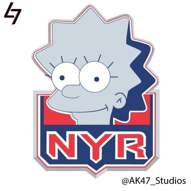NHL Hockey Teams Logo - NHL Hockey Team Logos Get The Simpsons Treatment - Geekologie