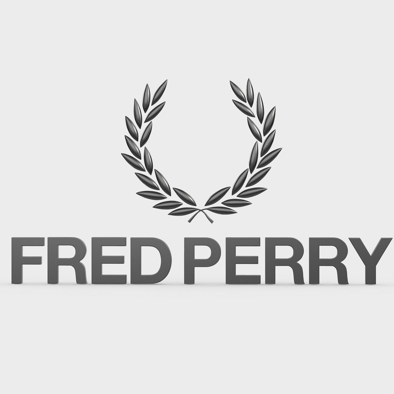 Fred Perry Logo - 3D fred perry logo | CGTrader