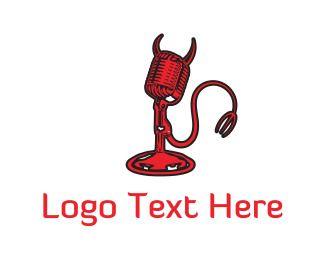 Red Electronic Logo - Singer Logo Maker | BrandCrowd