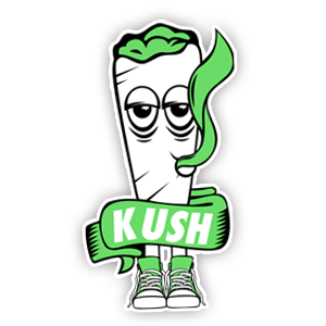 Kush Logo - Large Doobie Sticker – KUSH Friendly