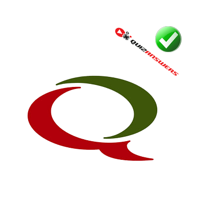 A Green and Red Airline Logo - Red q Logos