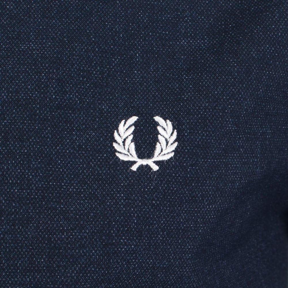 Fred Perry Logo - Marl Brentham Jacket in Navy | Fred Perry | EQVVS