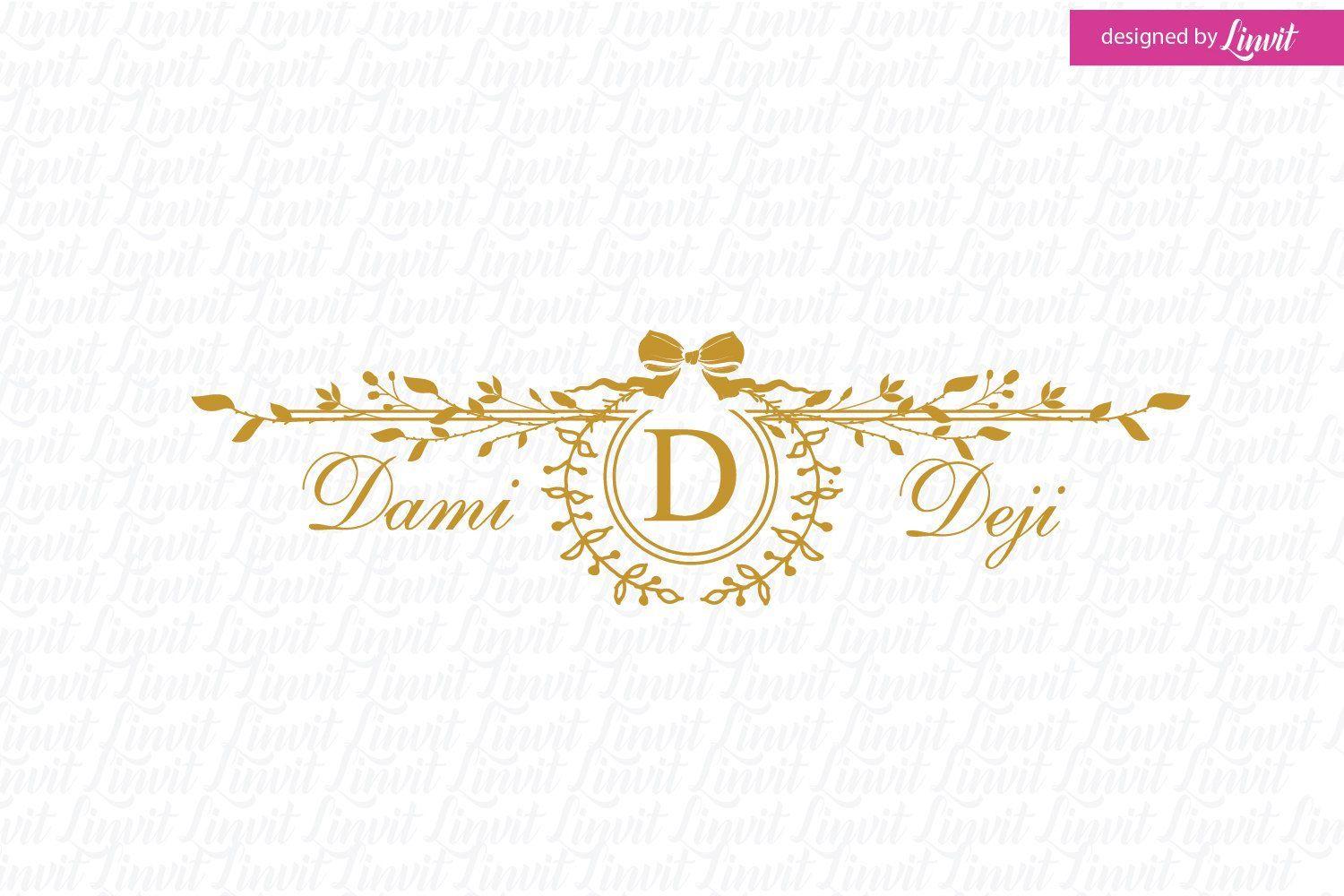 Rustic Wedding Logo - Wedding logo, wedding monogram, custom wedding logo, custom wedding ...