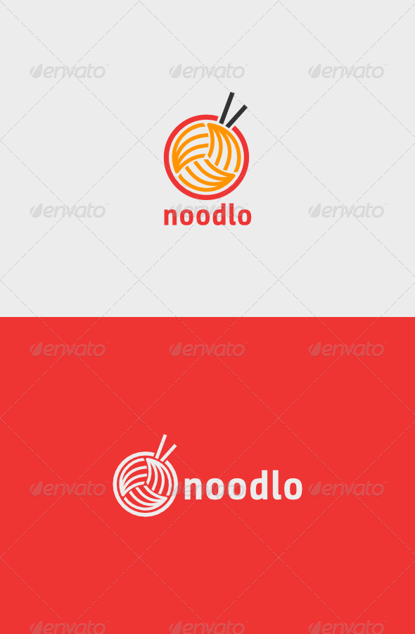 Restaurant with Red Circle Logo - noodles logo. Logo design, Restaurant