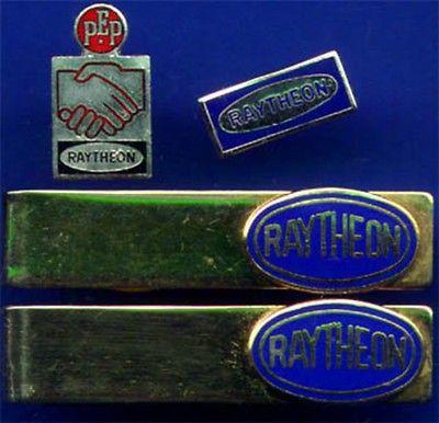 Old Raytheon Logo - 4) OLD RAYTHEON ADVERTISING EMPLOYEE JEWELRY ITEMS | #485374518