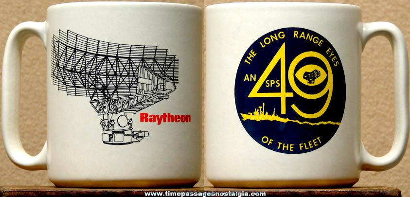 Old Raytheon Logo - Old United States Navy Raytheon AN SPS 49 Radar Advertising Ceramic
