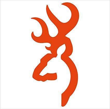 Orange Deer Logo - Amazon.com: Browning Deer Buck Logo - Car Window Vinyl Sticker Decal ...