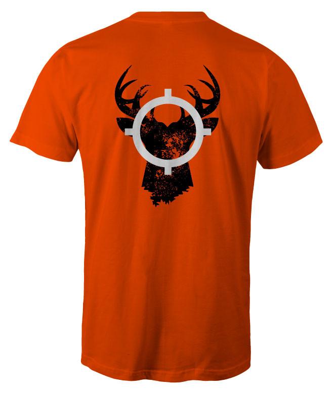 Orange Deer Logo - In Season Buck Deer Shirt - Safety Orange – In Season Apparel
