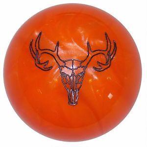 Orange Deer Logo - Neon Pearl Orange Deer Skull shift knob M6x1.00 Thread Size | eBay