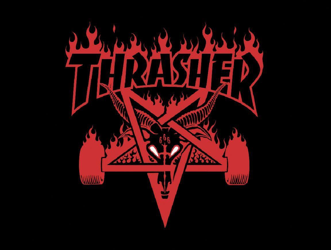 Thrasher Wallpaper Logo - THRASHER | SKATE & STREET | Thrasher, Thrasher magazine, Wallpaper
