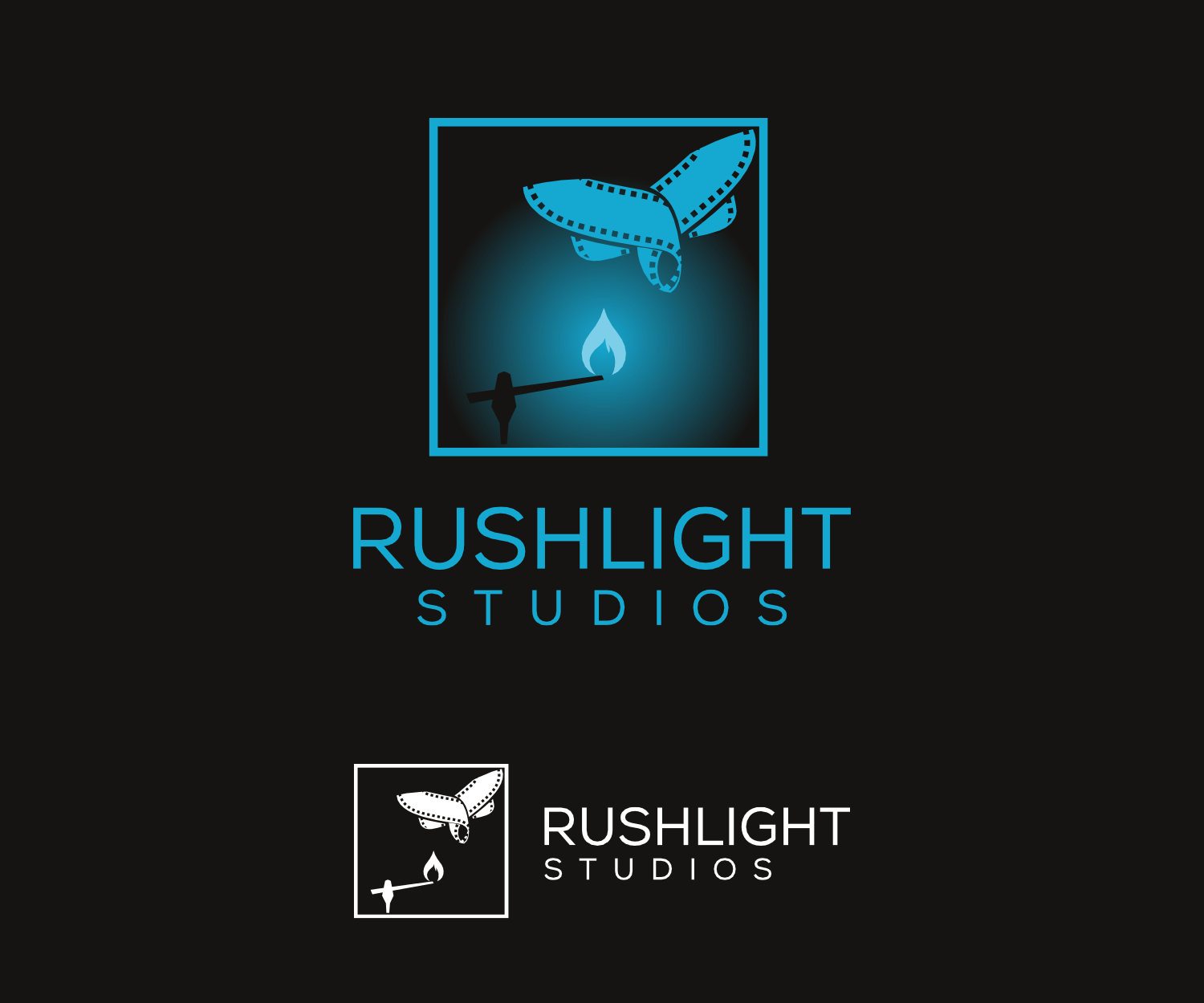 Film Production Logo - Bold, Masculine, Film Production Logo Design for Rushlight or