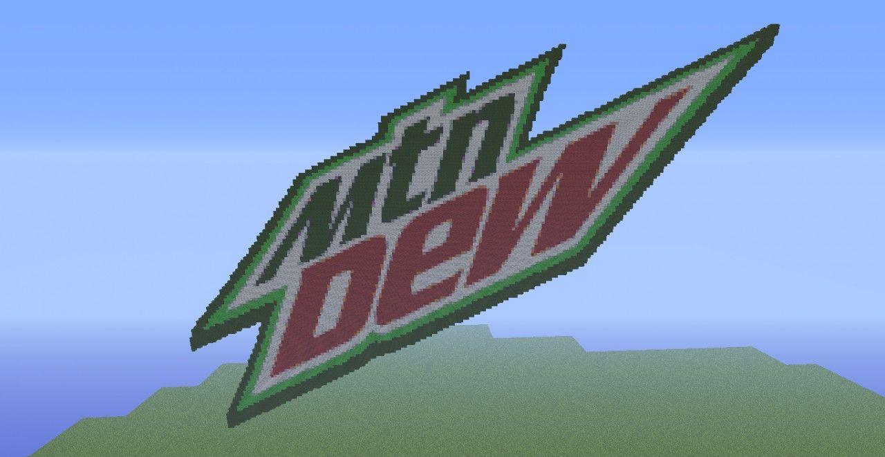 Mtn Dew Logo - Mountain Dew logo! Minecraft Project