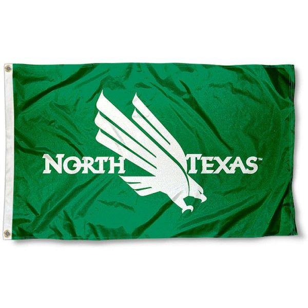 Texas Flag Eagle Logo - North Texas Mean Green Eagle Logo Flag and Flags for North Texas ...