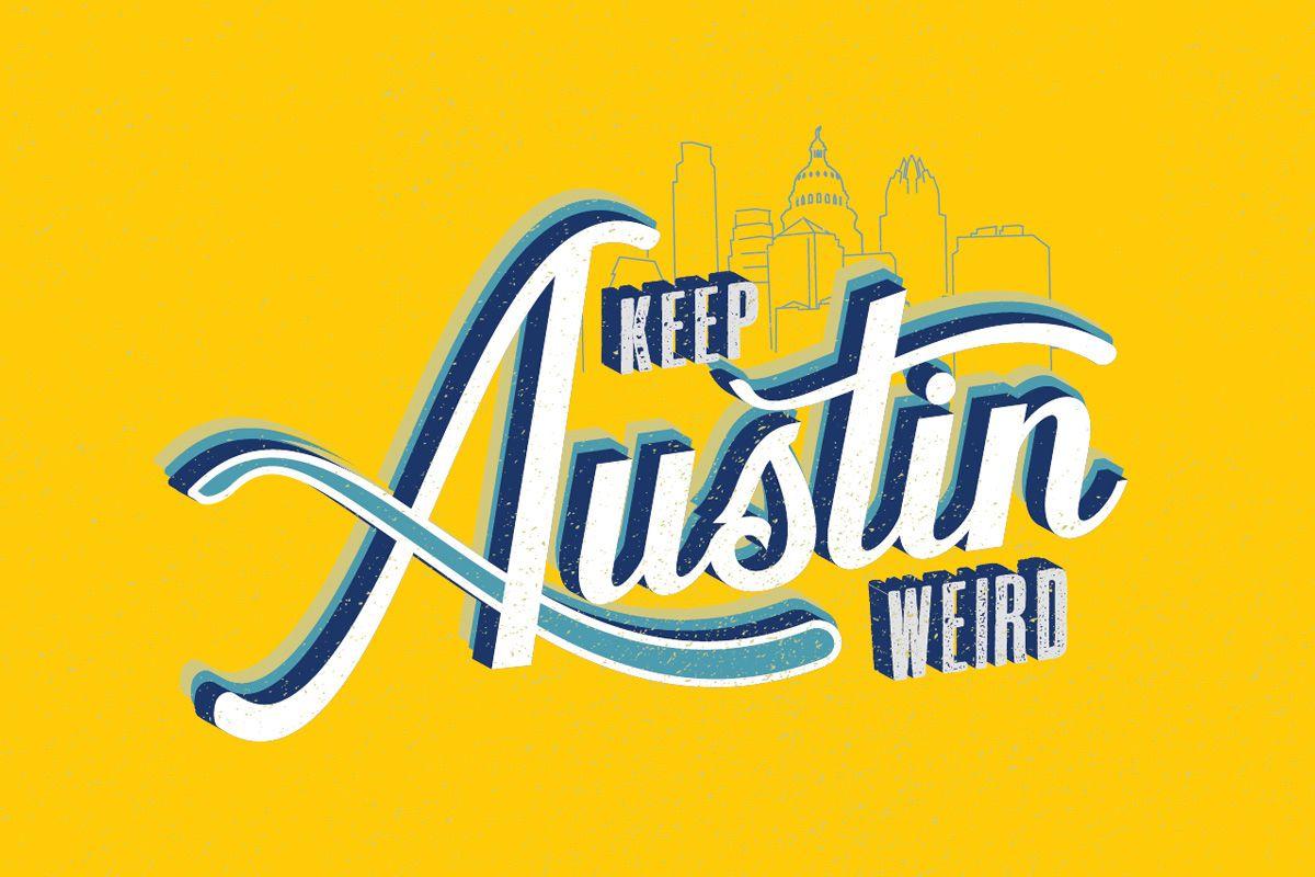 Keep Austin Weird Logo - Portfolio | Roochita - Typography