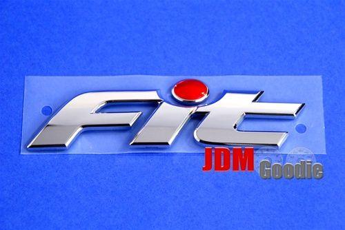 Honda Fit Logo - Honda Fit Fit Rear Emblem (Red Dot)