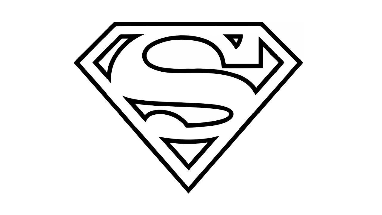 Superman's Logo - How to Draw the Superman Logo (symbol) - YouTube