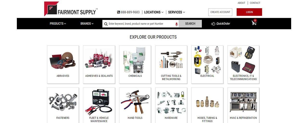Fairmont Tools Logo - Fairmont Supply Announces New E-Commerce Website Launch