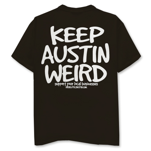 Keep Austin Weird Logo - Keep Austin Weird 6th St – (Adult) Black Shirt – Lucky Lizard