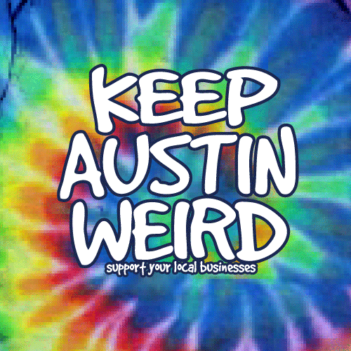 Keep Austin Weird Logo - Original Keep Austin Weird - Tie-Dye Rainbow Onesie [2726ONTD ...