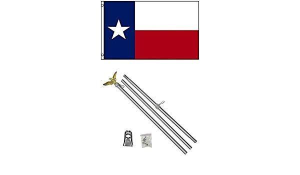 Texas Flag Eagle Logo - Amazon.com : New Flag latter-day3x5 State of Texas Flag with 6ft ...
