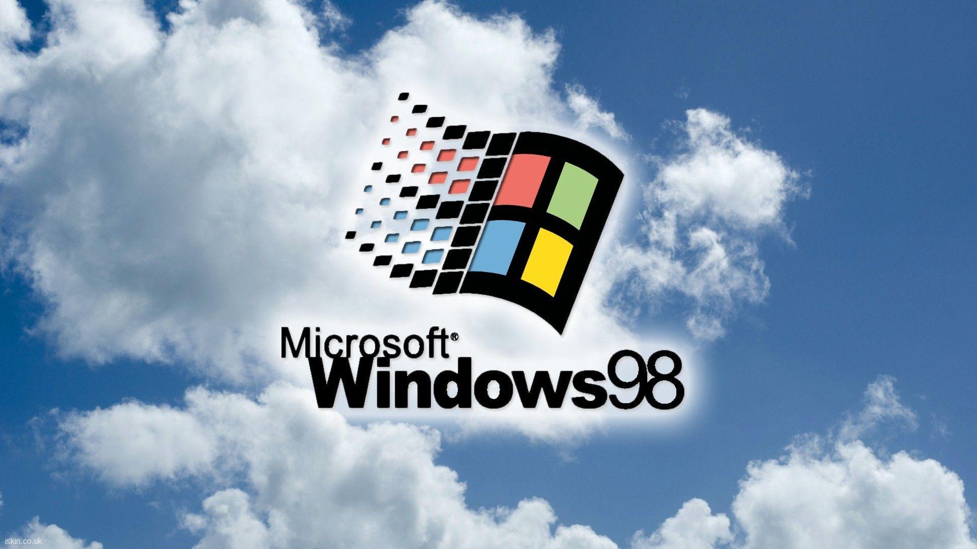 Microsoft Windows 98 Logo - Wallpaper : sky, logo, vintage, Microsoft Windows, brand, 90s