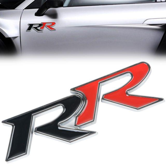 RR Car Logo - 3d Metal RR Car Rear Trunk Lid Emblem Badge Sticker Decal Fit for ...