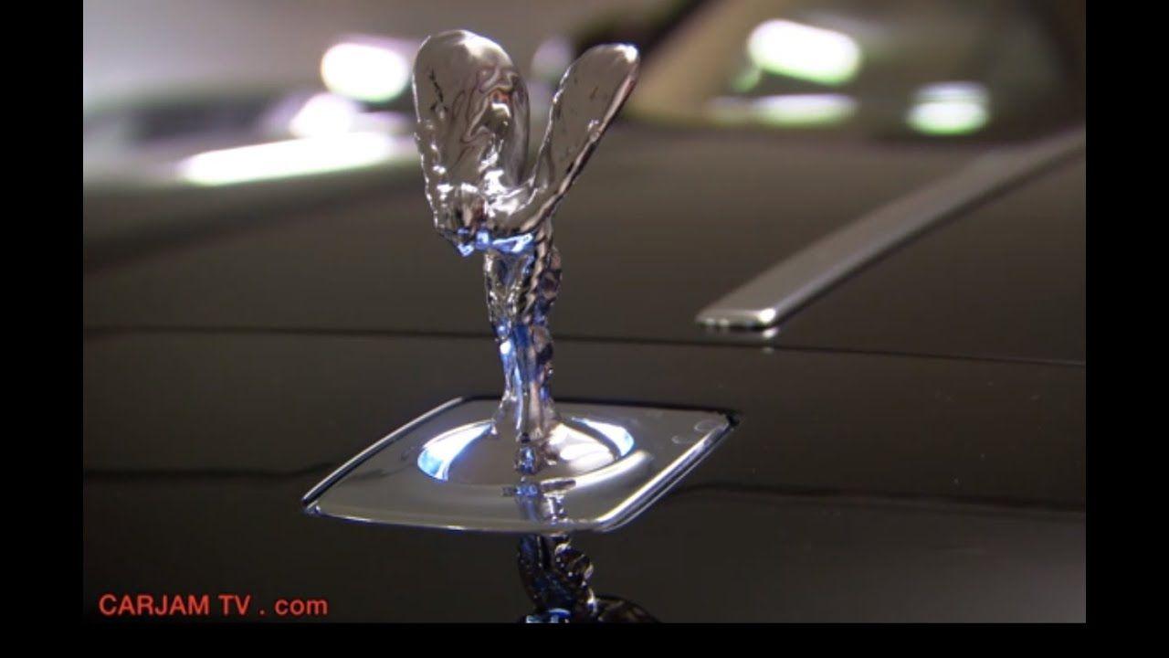 RR Car Logo - Rolls Royce Spirit of Ecstasy Lighting Up + Retracting 2014 Hood