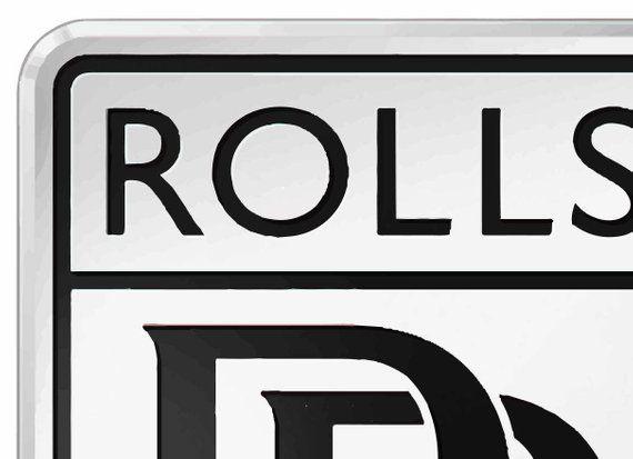 RR Car Logo - Rolls Royce RR car logo emblem vector vectorized print ultra | Etsy