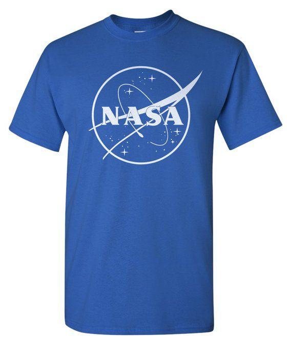 Custom NASA Logo - Nasa Logo T Shirt Tee Shirt Space Team Stars Weird Custom