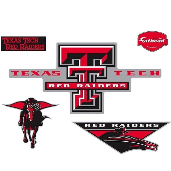 Red Texas Logo - Shop Fathead Texas Tech Red Raiders Logo Wall Graphic Wall Vinyl ...