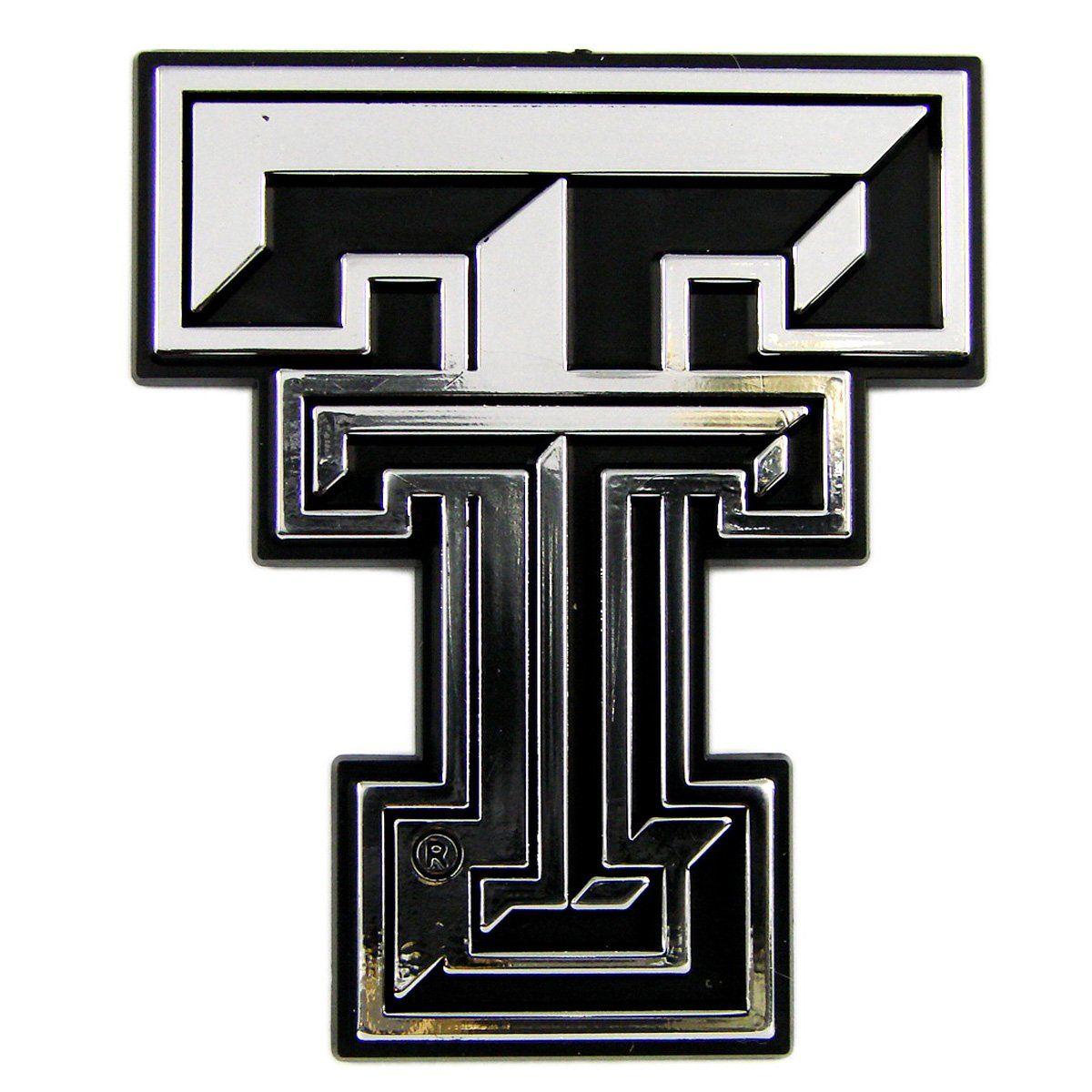 Texas Tech Red Raiders Logo - Texas Tech Red Raiders Classic Car Emblem Silver