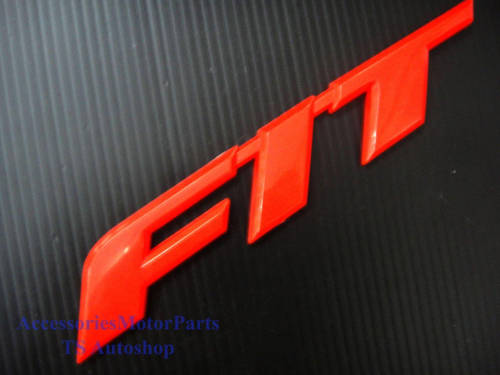 Honda Fit Logo - RED Logo Fits Honda JAZZ GE 08