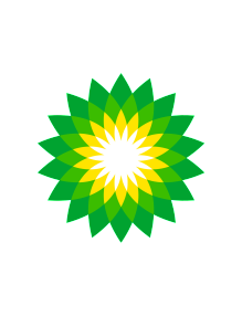 Green and Yellow Flower Logo - BP logo