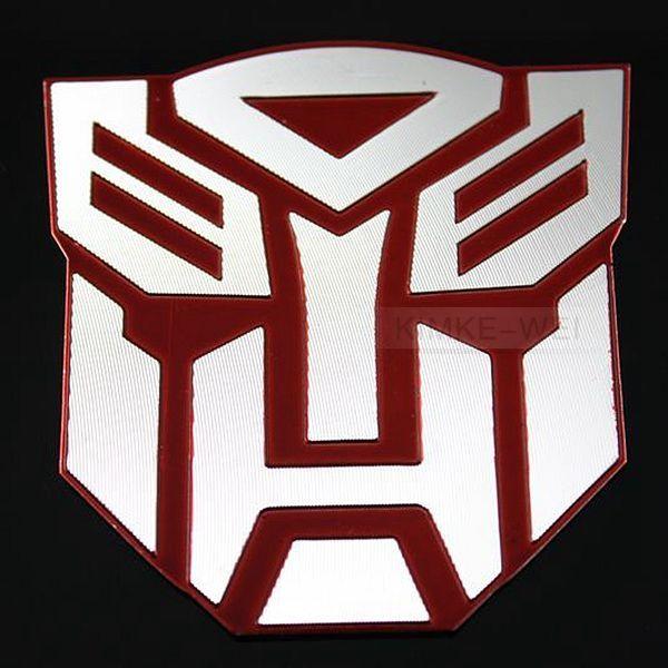 Red Transformer Logo - Red Transformers Autobot Logo Emblem Badge Decal Car Sticker New