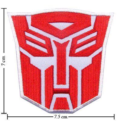 Red Transformer Logo - Amazon.com: Transformers Patch Autobot Logo I Embroidered Iron on ...