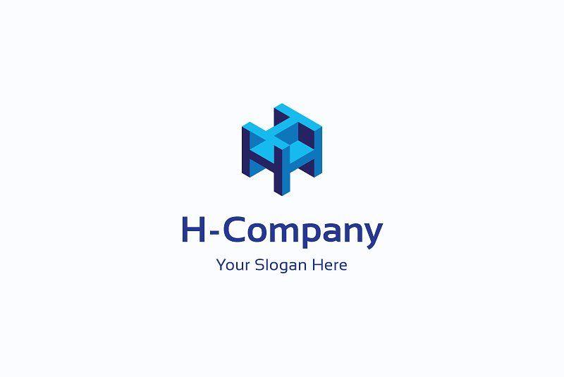 H Company Logo - H company logo Logo Templates Creative Market