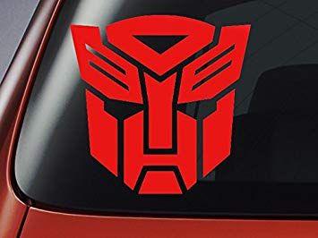 Red Transformer Logo - Transformers Autobot Logo Window, Car Bodywork, Laptop, Wall