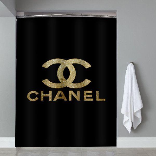 Gold Channel Logo - Gold Channel LOgo Shower Curtain