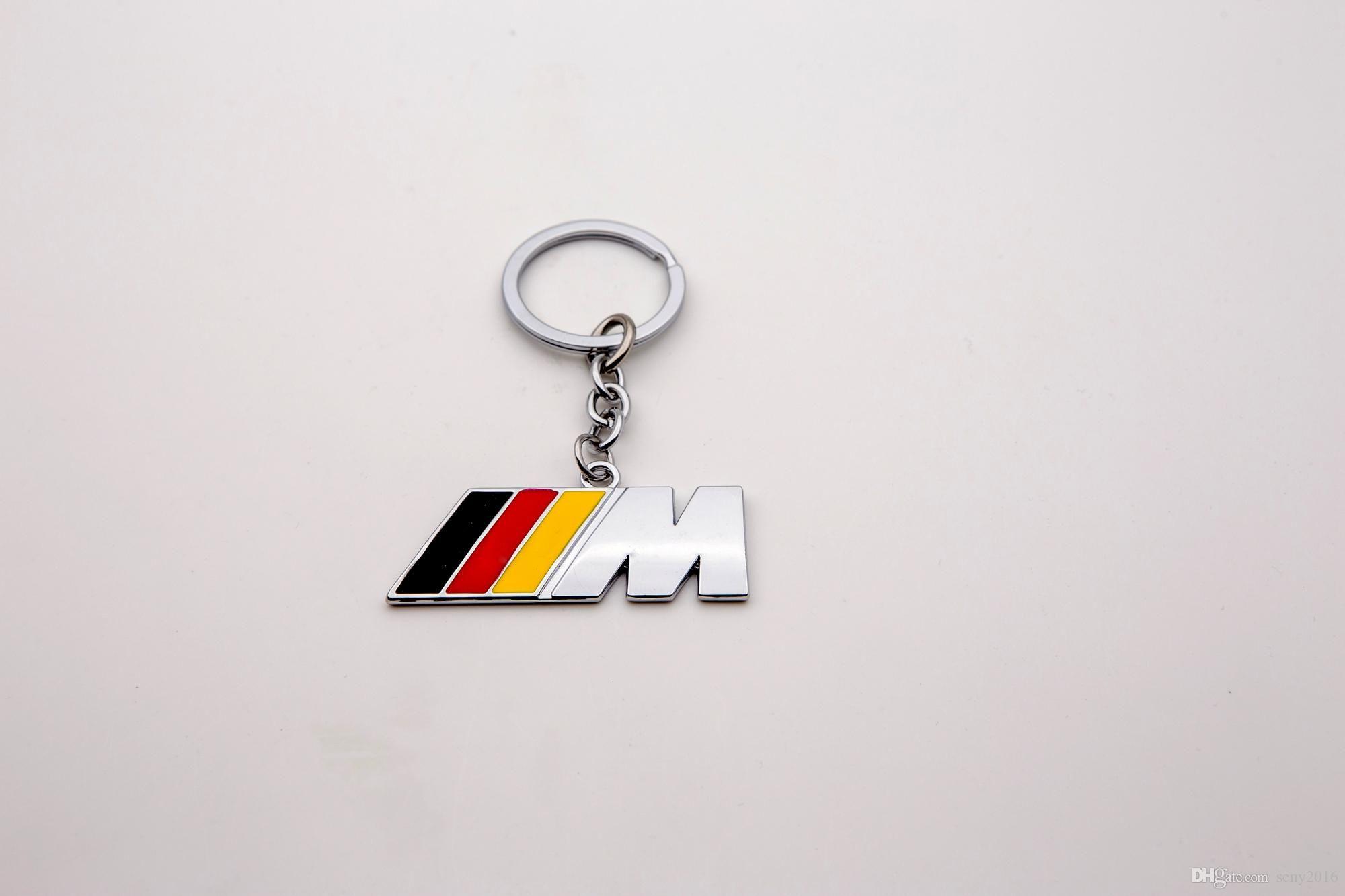 Red Yellow Car Logo - Black Red Yellow M3 Logo Car Keychain Key Chain KeyRings Key Ring ...