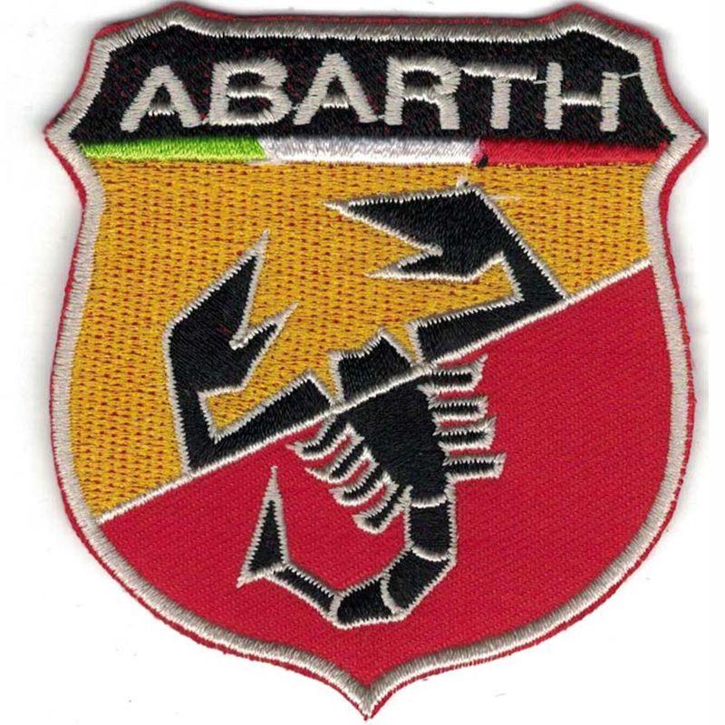 Red Yellow Car Logo - PATCH - shield - Italian Car logo - ABARTH | Patches | Roxie Rebel