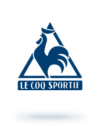 Triangle with Rooster Logo - le coq sportif, sports shoes, clothing and accessories since 1882