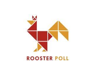 Triangle with Rooster Logo - ROOSTER POLL Designed