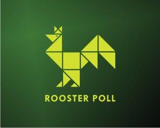 Triangle with Rooster Logo - ROOSTER POLL Designed by kapinis | BrandCrowd