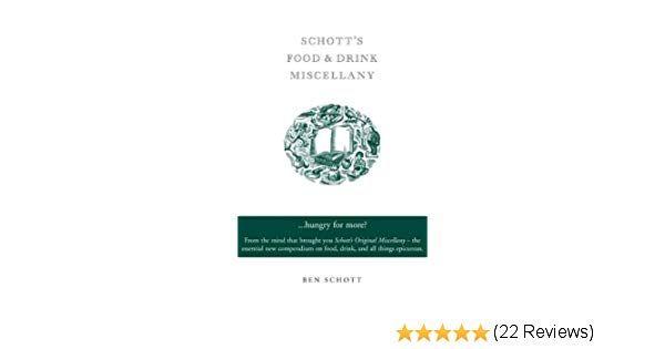 Uncommon Drink Logo - Schott's Food and Drink Miscellany: Ben Schott: 8601405865359